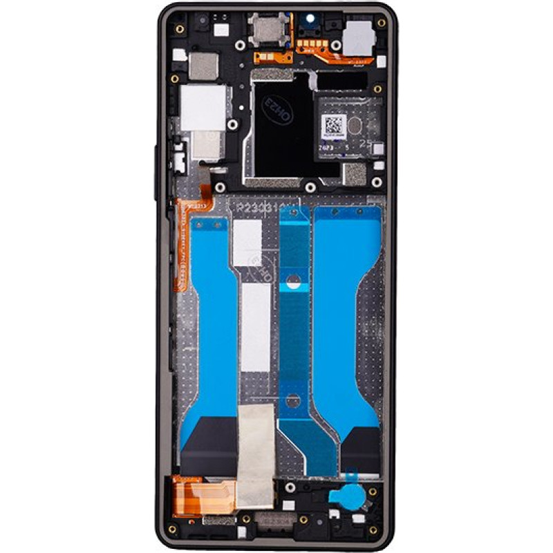 LCD Display + Touch Unit + Front Cover Sony Xperia 10 V Black (Service Pack)