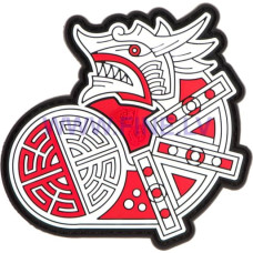 JTG Viking Dragon Ship Head Rubber Patch