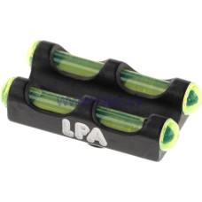 LPA Green Twin Fiber Optics Front Sight 3,0 MA Thread