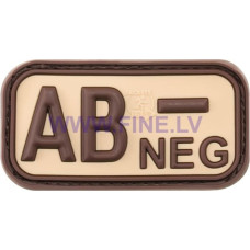 JTG Bloodtype Rubber Patch AB Neg