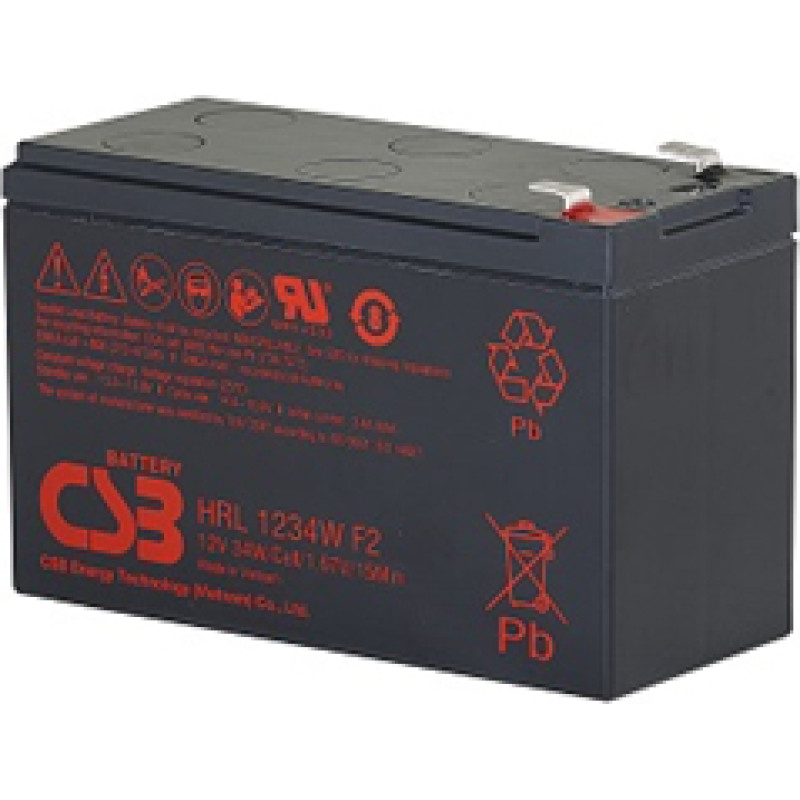 Valve CSB Battery Valve Regulated Lead Acid Battery HRL1234WF2FR 12 V  9 Ah