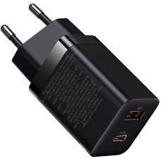 Baseus CCSUPP-E01 Super Si Quick Charger USB + USB-C 30W Black (Damaged Package)