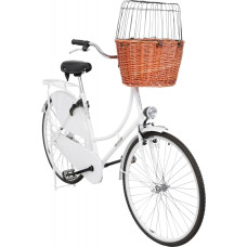 Trixie Grozs suņu pārvadāšanai: Trixie Bicycle basket with lattice, 44 × 48 × 33 cm, tan