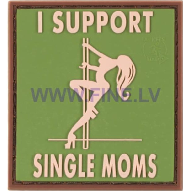 JTG Es atbalstu vientuļo māmiņu gumijas plāksteri