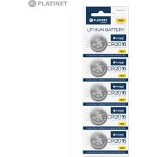 Platinet CR2016 Litija 3V Baterija (5gab. Blisters)