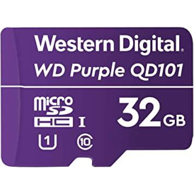 Western Digital WD Purple SC QD101 memory card 32 GB MicroSDHC Class 10