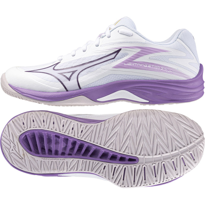 Mizuno LIGHTNING STAR Z7 JR V1GD230310 / 38 1/2 / baltas kurpes