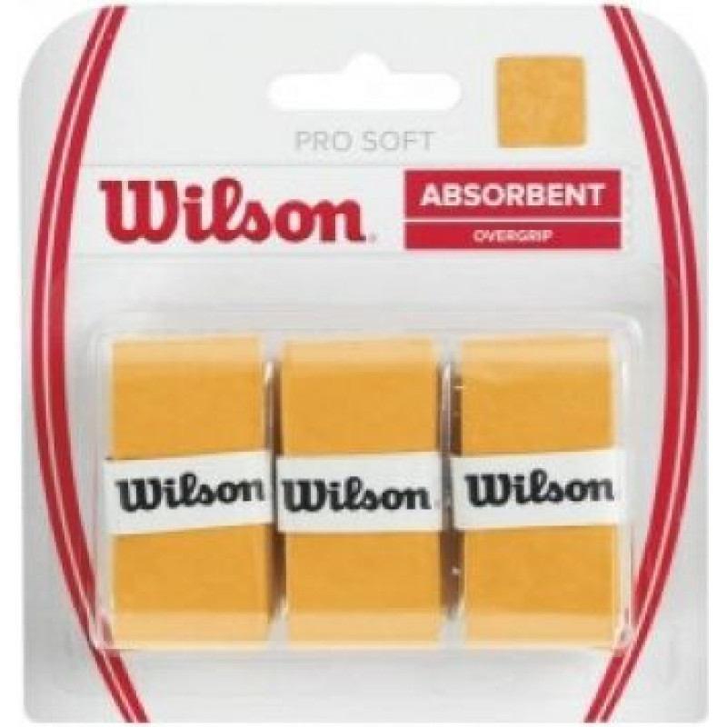 Wilson Wraps Pro Soft Overgrip 3pcs WRZ4040GO