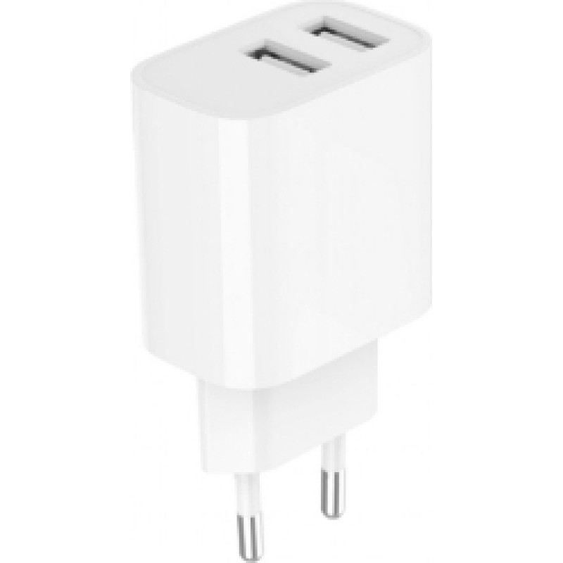 Lādētājs Gembird Universal 2 x USB Charger White