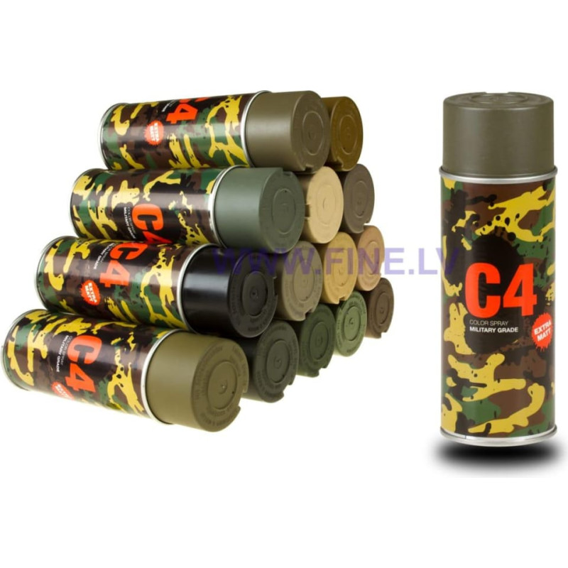 Armamat C4 Mil pakāpes krāsu aerosols RAL 7013
