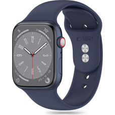 TECH-PROTECT SILIKONA APPLE WATCH 4 | 5 | 6 | 7 | 8 | 9 | SE | ULTRA 1 | 2 (42 | 44 | 45 | 49 MM) PUSNAKTS ZILS