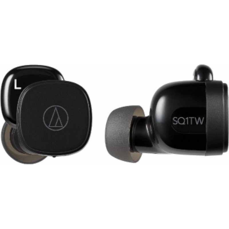 Austiņas Audio Technica ATH-SQ1TWBK Black