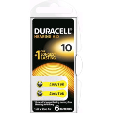 Duracell Hearing 10 (A10) blistera iepakojums 6 gab.