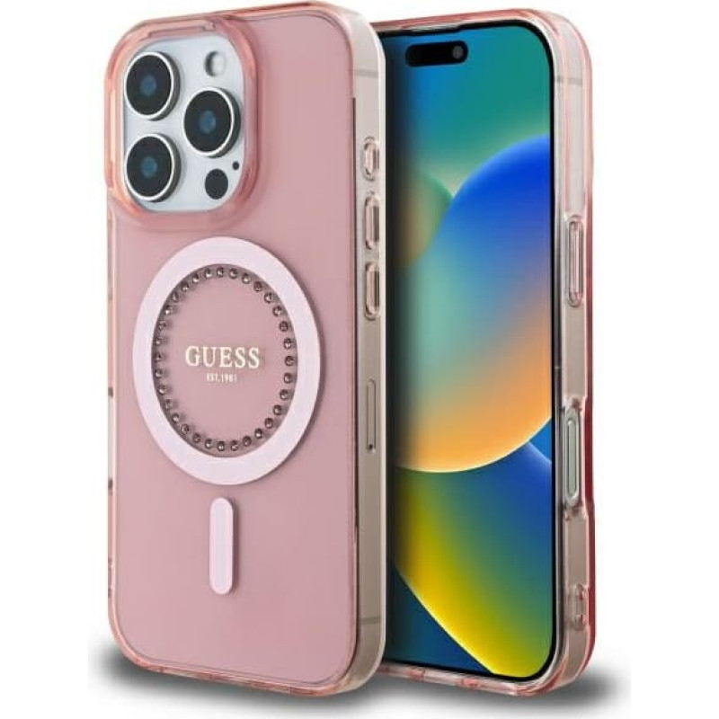 Guess GUHMP16LPFTDTEP iPhone 16 Pro 6.3