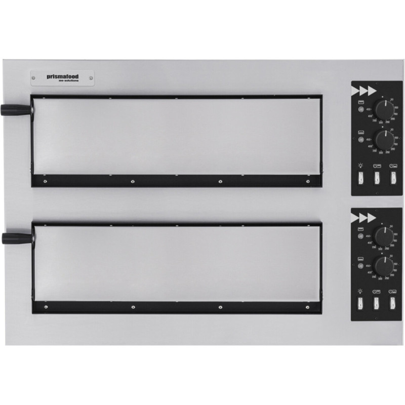 Prismafood 2 kameru picas krāsns 2 picām. 45 cm BASIC 2/50 VETRO 6000 W