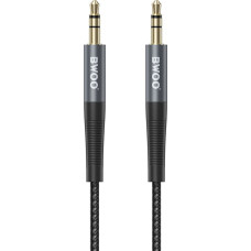 BWOO Nylon braided+Aluminum-alloy shell aux cable BO-AUX064 3.5mm to 3.5mm