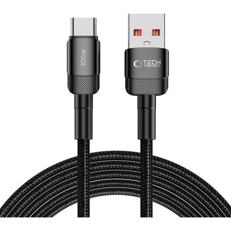 Tech-Protect UltraBoost Evo USB-C | USB-C cable 100W 5A 3m - black