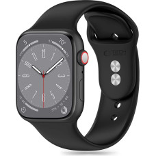 Tech-Protect Silicone Strap for Apple Watch 4 | 5 | 6 | 7 | 8 | 9 | SE (38 | 40 | 41 mm) - Black
