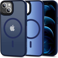 Tech-Protect MagMat MagSafe case for iPhone 13 - navy blue matte