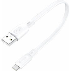 Foneng USB-A - USB-C cable Foneng X107 3A, 0.25m (white)