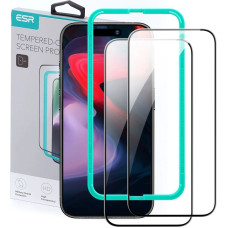 ESR TEMPERED GLASS 2-PACK IPHONE 15 PRO MAX BLACK