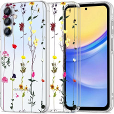 Tech-Protect FlexAir+ case for Samsung Galaxy A35 5G - colorful flowers