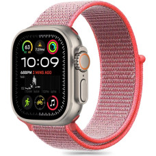 Tech-Protect Nylon Strap for Apple Watch 6 | 7 | 8 | 9 | 10 | SE (40 | 41 | 42 MM) - Pink