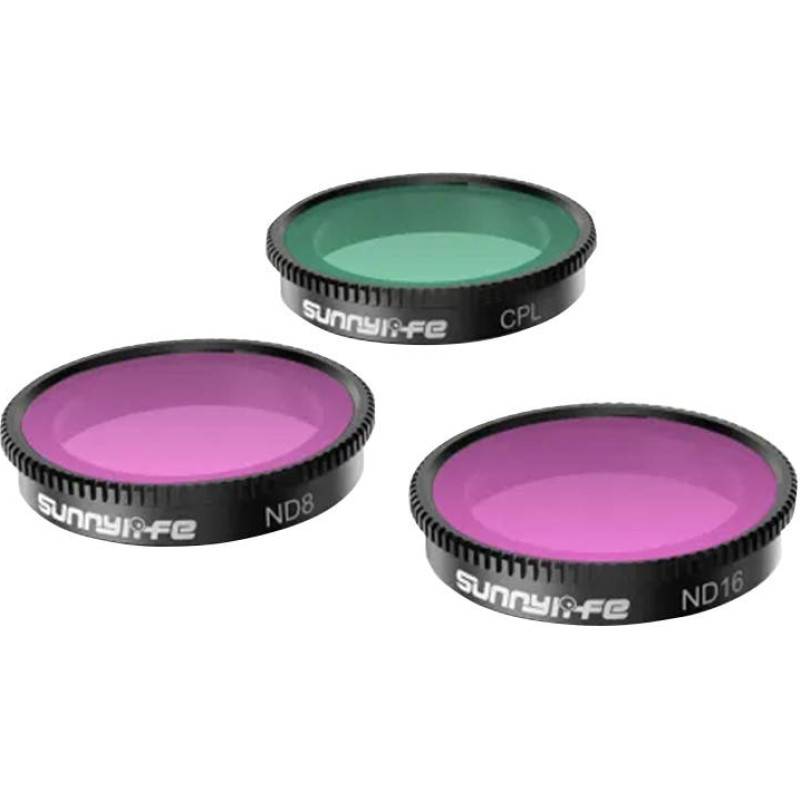 Sunnylife Set of 3 filters CPL+ND8+ND16 Sunnylife for Insta360 GO 3|2