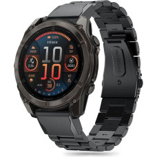 Tech-Protect Stainless Garmin Fenix 5X | 5X PLUS | 6X | 6X Pro | 7X | 8 Strap (51 MM) - Black