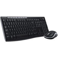 Logitech MK270 bezvadu tastatūra un pele melna