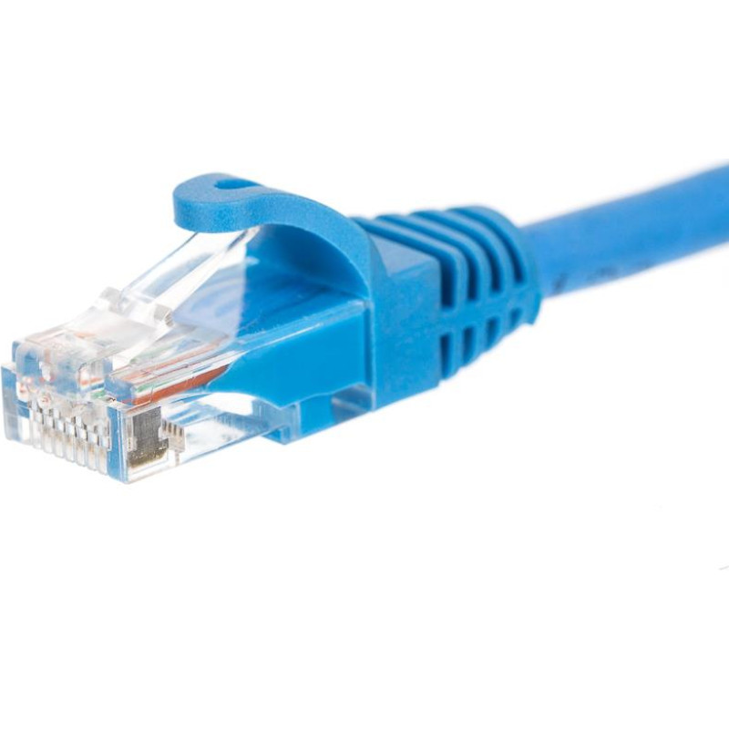 Netrack patch cable RJ45  snagless boot  Cat 5e UTP  2m blue