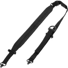 UTG - Gun Sling BOLLA QD - 1/2-Point - Melns - PVC-GB508B