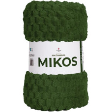 MIKOS dekoratīvā sega, izmērs 160x200cm, krāsa 010 tumši zaļa MIKOS0/CODE/010/160200/1