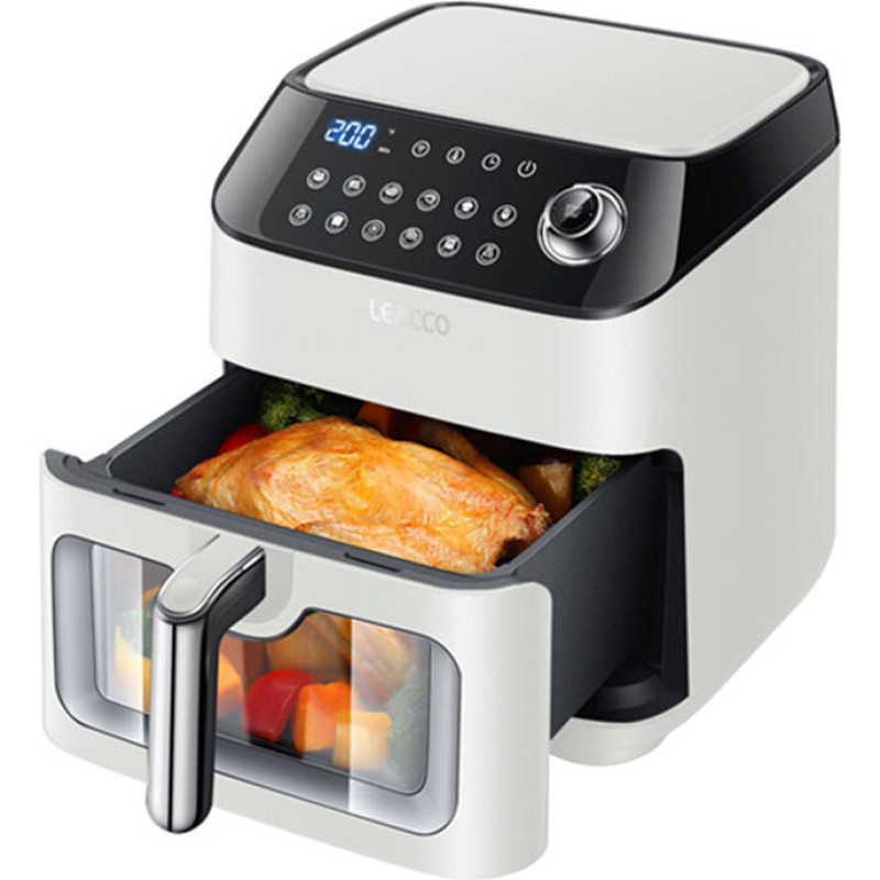 Leacco 4.5L 1050W non-fat fryer AF020 White