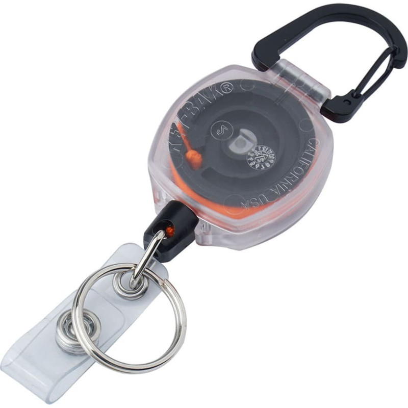 Key-Bak - Sidekick Duo spriegotājs - 24" - Caurspīdīgs - 0KB2-5D254