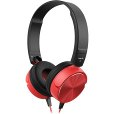 HAVIT wired headphones HV-H2178D on-ear red