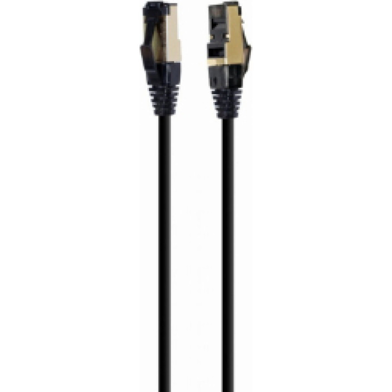 Kabelis Gembird S| FTP Cat. 8 LSZH Patch Cord Black 10 m