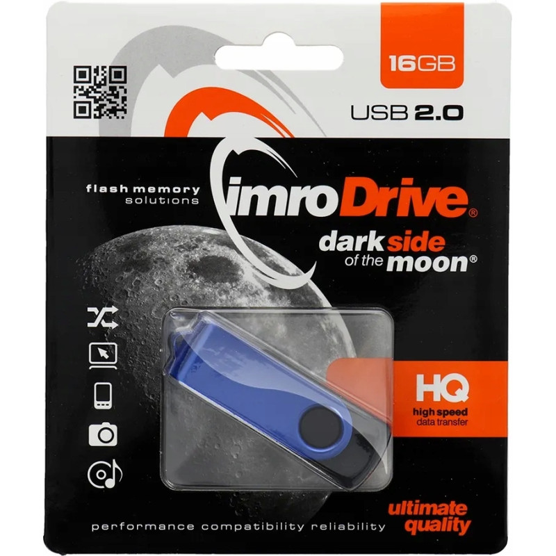 Imro pendrive 16GB USB 2.0 zils