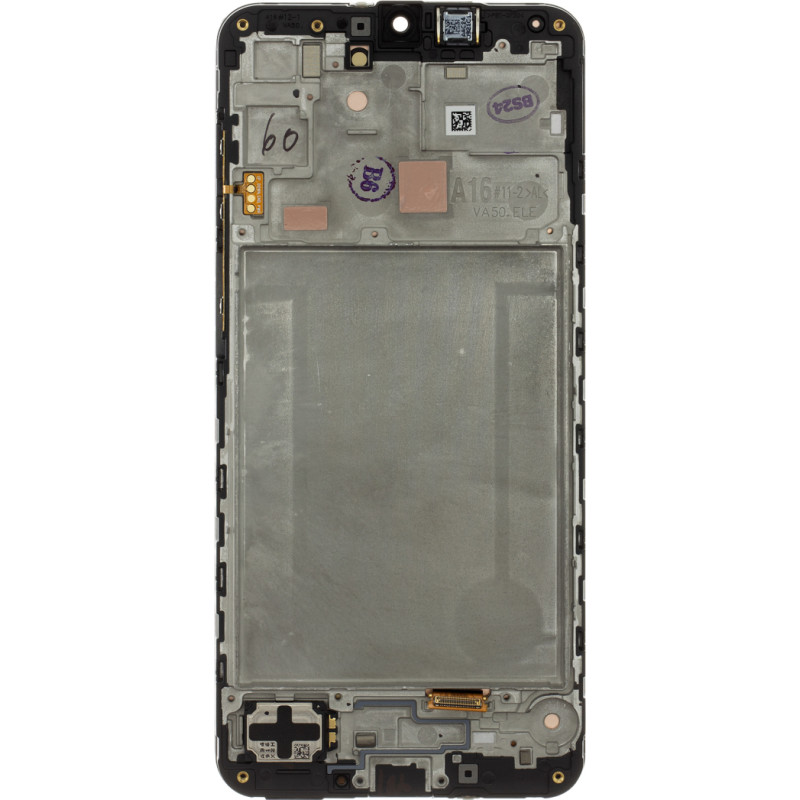 LCD display + Touch Unit + Front Cover Samsung A166 Galaxy A16 5G Black (Service Pack)