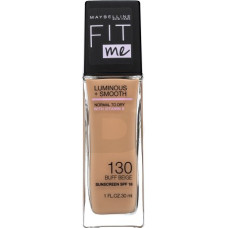 Maybelline Fit Me! Luminous + Smooth Foundation šķidrais grims ar matējošu efektu 130 Buff Beige 30 ml