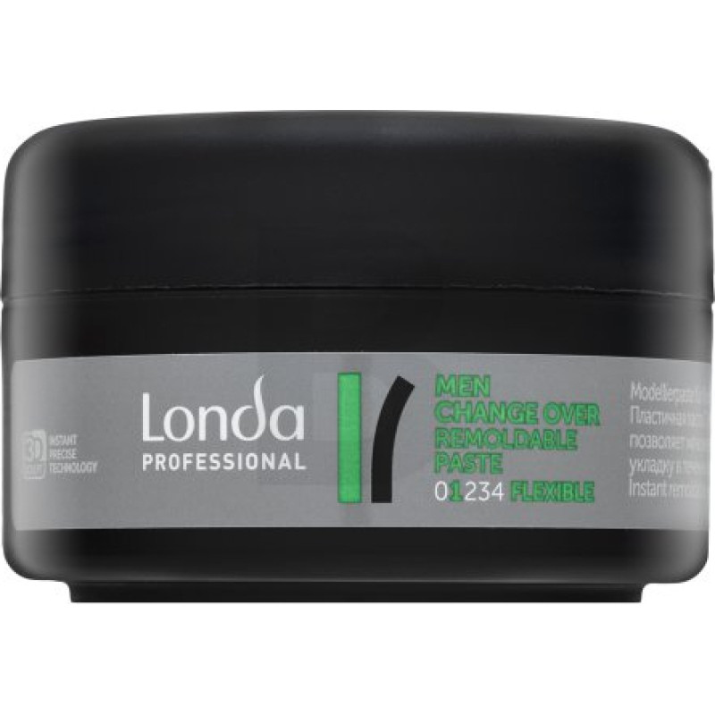 Londa Professional Men Change Over Remoldable Paste modelējošā pasta vieglas fiksācijas pastai 75 ml