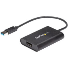 Startech .com USB 3.0 to DisplayPort Adapter - 4K 30Hz - External Video & Graphics Card - Dual Monitor Display Adapter - Supports Windows (USB32DPES2) - DisplayPort adapter - USB Type A to DisplayPort - TAA Compliant - 20 cm