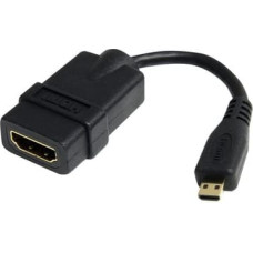 Startech .com 5in High Speed HDMI Adapter Cable - HDMI to HDMI Micro - F|M - 5 inch Micro HDMI Adapter - HDMI Female to Micro HDMI Male (HDADFM5IN) - HDMI adapter - 1.2 cm