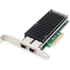 Digitus - network adapter - PCIe - 10 Gigabit Ethernet x 2