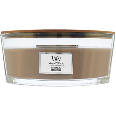 Woodwick Cashmere scented candle with wooden wick 453,6 g