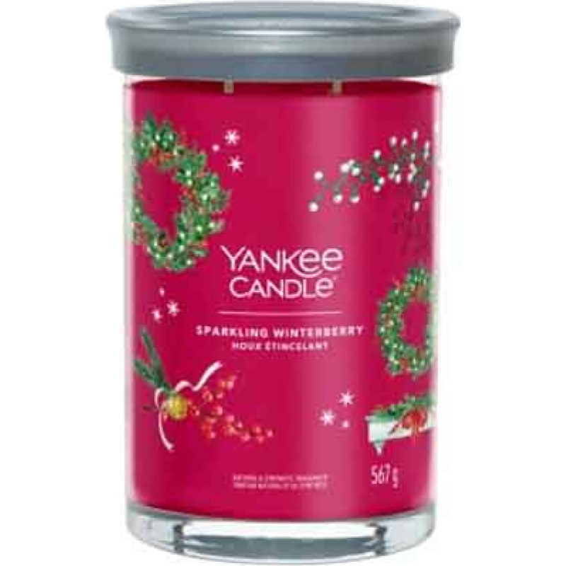 Yankee Candle Sparkling Winterberry signature tumbler large 567 g