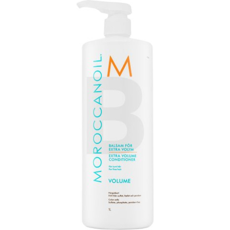 Moroccanoil Volume Extra Volume kondicionieris Kondicionieris smalkiem matiem bez apjoma 1000 ml