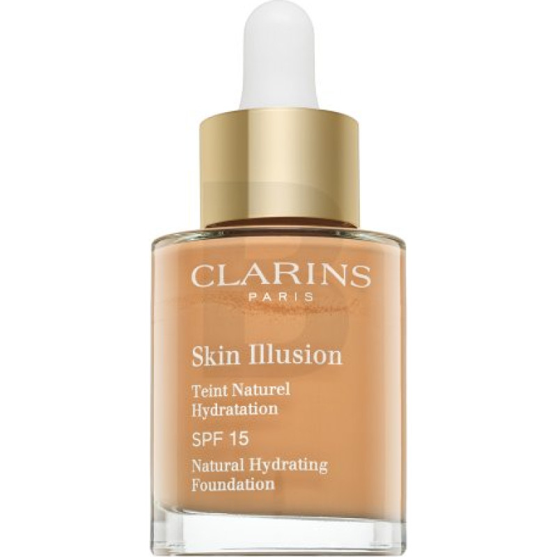 Clarins Skin Illusion Natural Hydrating Foundation šķidrais grims ar mitrinošu efektu 107 Beige 30 ml