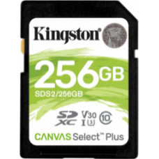 Kingston Flash Memory Card Canvas Select Plus - SDXC UHS-I - 256 GB