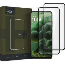 Hofi GLASS PRO+ 2-PACK RŪDĪTS STIKLS MOTOROLA MOTO G35 5G MELNS